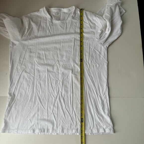 Apt. 9 Premier Flex White Long Sleeve Crewneck Tee Shirt Size Large - Picture 6 of 9